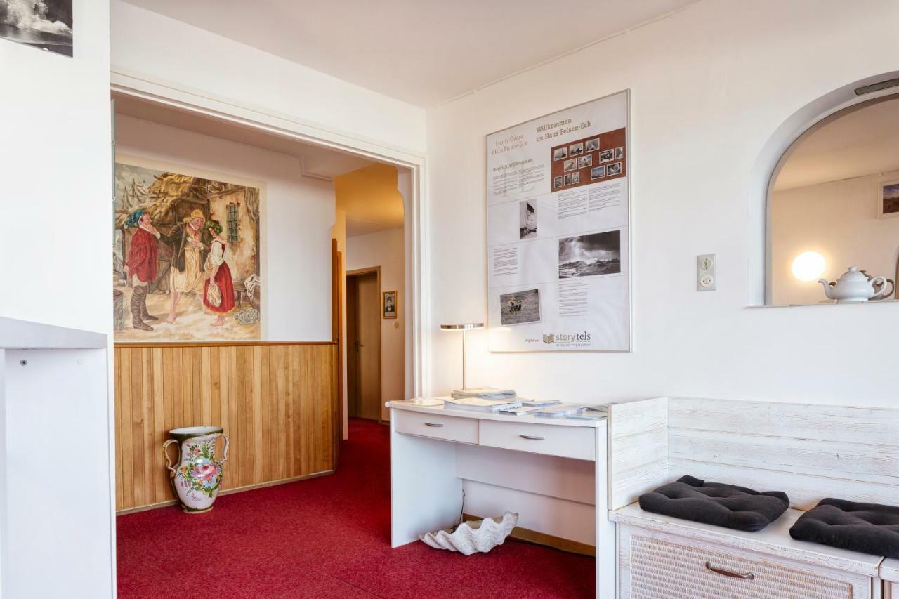 Hotel Felsen-Eck Heligoland Eksteriør billede